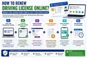 how to renew driving lincese online